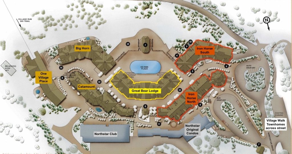 northstar ski resort map